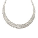 【〜4/27 最大5万円クーポン】MONNICKENDAM モニッケンダム ダイヤ22.61ct 中央4連デザイン フルダイヤ シルバー レディース K18ホワ...