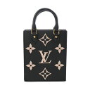【〜5/16 最大5万円クーポン】LOUIS VUITTON ルイヴィトン モノグラムアンプラント プティット サックプラ 2WAY ノワール/ベージュ M57...