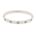 CARTIER カルティエ ラブブレスレット #17 旧型 レディース K18ホワイトゴールド ブレスレット Aランク 中古【ローン24回払い無金利】 銀蔵