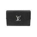 【〜5/3 最大5万円クーポン】LOUIS VUITTON ルイヴィトン ポルトフォイユ ロックミニ ノワール M63921 ユニセックス カーフ 三つ折り財布...