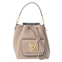 LOUIS VUITTON ルイヴィトン ロックミー バケット NV 2WAY グレージュ M57688 レディース グレインカーフ ショルダーバッグ Aランク...