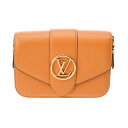 LOUIS VUITTON ルイヴィトン LV ポンヌフ サマーゴールド M55946 レディース レザー ショルダーバッグ ABランク 中古 銀蔵