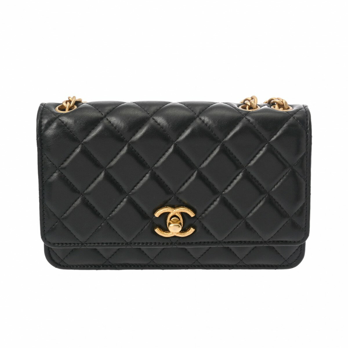 極美品】CHANEL シャネル マトラッセ チェーンウォレット - バッグ 極美品】CHANEL シャネル マトラッセ チェーンウォレット - バッグ