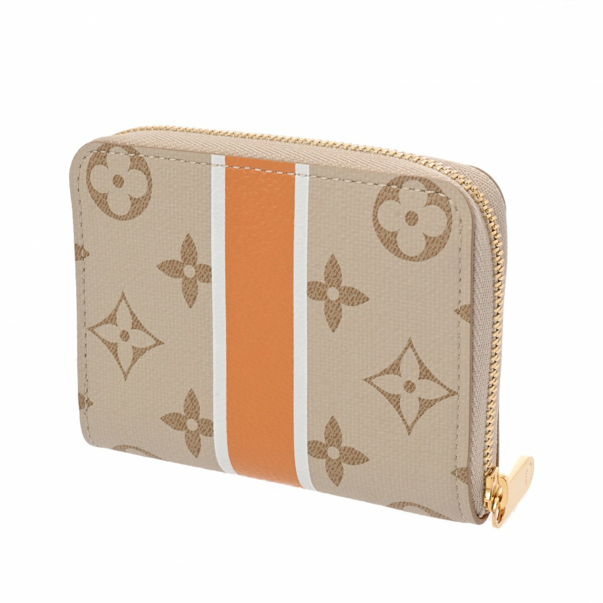 【~3/27 最大5万円クーポン】LOUIS VUITTON ルイヴィトン モノパナム ジッピーコインパース ベージュ M82691 レディース モノパナム コインケース 新同 中古 銀蔵