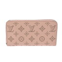 LOUIS VUITTON ルイヴィトン モノグラムマヒナ ジッピーウォレット マグノリア M61868 レディース マヒナレザー 長財布 Aランク 中古 銀蔵