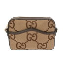 【〜5/3 最大5万円クーポン】GUCCI グッチ ジャンボGG メッセンジャーバッグ グレージュ系 675891 ユニセックス GGキャンバス ショルダーバッ...