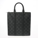 【〜5/3 最大5万円クーポン】LOUIS VUITTON ルイヴィトン モノグラムエクリプス サックプラ クロス 旧型 2WAYトート 黒/グレー M4609...