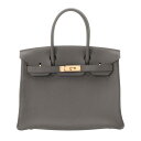 HERMES エルメス バーキン 30 エタン D刻印(2019年頃) レディース トゴ ハンドバッグ Aランク 中古【ローン24回払い無金利】 銀蔵