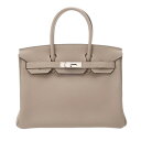 HERMES エルメス バーキン 30 トゥルティエールグレー T刻印(2015年頃) レディース トゴ ハンドバッグ Aランク 中古【ローン24回払い無金利】...