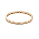 【~5/16 最大5万円クーポン】BVLGARI ブルガリ ビーゼロワンブレス ダイヤ サイズM レディース K18イエローゴールド ブレスレット Aランク 中...