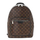 LOUIS VUITTON ルイヴィトン マカサー ジョッシュ NV ブラウン M45349 メンズ モノグラムキャンバス リュック・デイパック 新同 中古 銀...