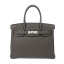 HERMES エルメス バーキン 30 エタン A刻印(2017年頃) レディース トゴ ハンドバッグ Aランク 中古【ローン24回払い無金利】 銀蔵