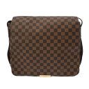 【〜5/3 最大5万円クーポン】LOUIS VUITTON ルイヴィトン ダミエ バスティーユ ブラウン N45258 ユニセックス ダミエキャンバス ショルダ...