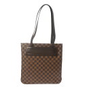 【〜5/3 最大5万円クーポン】LOUIS VUITTON ルイヴィトン ダミエ クリフトン ブラウン N51149 ユニセックス ダミエキャンバス トートバッ...