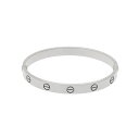 CARTIER カルティエ ラブブレス #17 レディース K18ホワイトゴールド ブレスレット Aランク 中古【ローン24回払い無金利】 銀蔵