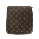 【〜5/3 最大5万円クーポン】【〜4/17 最大5万円クーポン】LOUIS VUITTON ルイヴィトン モノグラム ミュゼットサルサ ショート ブラウン M...
