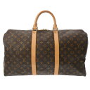 【〜5/3 最大5万円クーポン】LOUIS VUITTON ルイヴィトン モノグラム キーポル 50 ブラウン M41426 ユニセックス モノグラムキャンバス...