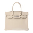 HERMES エルメス バーキン 30 クレ Y刻印(2020年頃) レディース ヴォーエプソン ハンドバッグ Aランク 中古【ローン24回払い無金利】 銀蔵