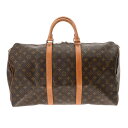 【〜5/3 最大5万円クーポン】LOUIS VUITTON ルイヴィトン モノグラム キーポル 50 ブラウン M41426 ユニセックス モノグラムキャンバス...