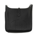 HERMES エルメス エブリン エヴリン3 PM ブラック □R刻印(2014年頃) ユニセックス トリヨンクレマンス ショルダーバッグ Aランク 中古【ロー...
