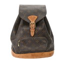 【〜5/3 最大5万円クーポン】LOUIS VUITTON ルイヴィトン モノグラム モンスリ MM ブラウン M51136 レディース モノグラムキャンバス ...