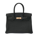 HERMES エルメス バーキン 30 ブラック D刻印(2019年頃) レディース トゴ ハンドバッグ Aランク 中古【ローン24回払い無金利】 銀蔵