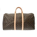 【〜5/3 最大5万円クーポン】LOUIS VUITTON ルイヴィトン モノグラム キーポル 55 新型 ブラウン M41424 ユニセックス モノグラムキャ...