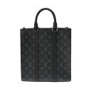 【〜5/3 最大5万円クーポン】LOUIS VUITTON ルイヴィトン モノグラムエクリプス サックプラ クロス 2WAY ブラック/グレー M46456 メ...