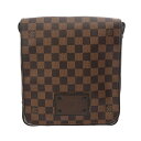 【〜5/3 最大5万円クーポン】LOUIS VUITTON ルイヴィトン ダミエ ブルックリン PM ブラウン N51210 ユニセックス ダミエキャンバス シ...