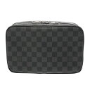 【〜5/16 最大5万円クーポン】LOUIS VUITTON ルイヴィトン ダミエグラフィット トゥルーストワレ GM ブラック N47521 メンズ ダミエキ...
