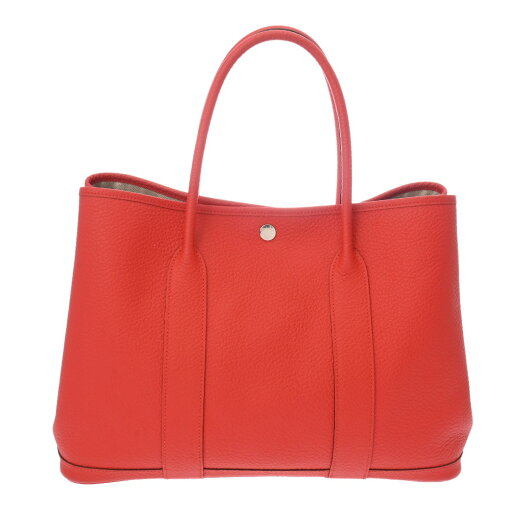 【〜6/27 最大5万円クーポン】HERMES エルメス ガーデンパーティ PM カプシーヌ X刻印(2016年頃) ユニセックス ヴァッシュカントリー ハンドバッグ ABランク 中古 銀蔵 【〜6/27 最大5万円クーポン】HERMES エルメス ガーデンパーティ PM カプシーヌ X刻印(2016年頃) ユニセックス ヴァッシュカントリー ハンドバッグ ABランク 中古 銀蔵