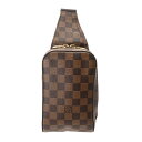 【〜6/27 最大5万円クーポン】LOUIS VUITTON ルイヴィトン ダミエ ジェロニモス ブラウン N51994 ユニセックス ダミエキャンバス ショル...