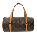 LOUIS VUITTON ルイヴィトン モノグラム パピヨン PM ブラウン M51386 レディース モノグラムキャンバス ハンドバッグ Bランク 中古 銀...