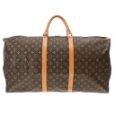LOUIS VUITTON ルイヴィトン モノグラム キーポル 60 ブラウン M41422 ユニセックス モノグラムキャンバス ボストンバッグ Bランク 中古...