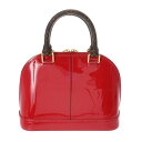 LOUIS VUITTON ルイヴィトン アルマ BB 2WAY スカーレット M53152 レディース パテントレザー モノグラムキャンバス ハンドバッグ A...