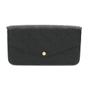 LOUIS VUITTON ルイヴィトン モノグラムアンプラント ポシェットフェリシー ノワール M64064 レディース レザー ショルダーバッグ ABランク...
