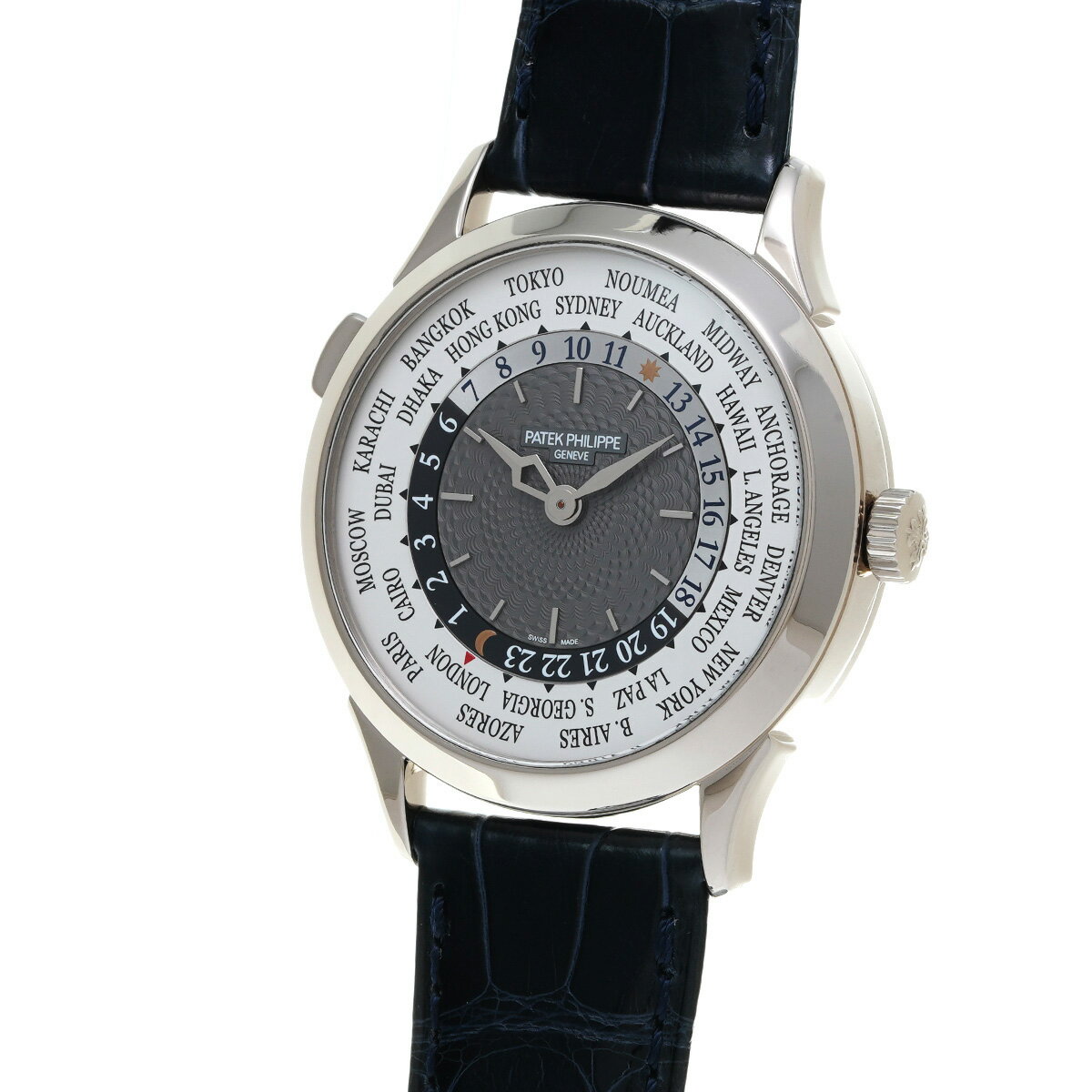 パテックフィリップ ワールドタイム 5230G-001 グレー/ホワイト メンズ 腕時計 自動巻き 中古 銀蔵