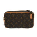 LOUIS VUITTON ルイヴィトン モノグラム マルリーバンドリエール ブラウン M51828 レディース モノグラムキャンバス ショルダーバッグ ABランク 中古 銀蔵