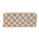 LOUIS VUITTON ルイヴィトン ダミエアズール ポルトフォイユ クレマンス ローズバレリーヌ N61264 レディース ダミエキャンバス 長財布 Bランク 中古 銀蔵