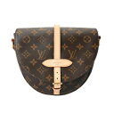 LOUIS VUITTON ルイヴィトン モノグラム シャンティ PM ブラウン M40646 ユニセックス モノグラムキャンバス ショルダーバッグ 新同 中古...