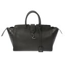 SAINT LAURENT サンローラン ダウンタウンカバス グレー 436832 レディース 型押レザー ハンドバッグ ABランク 中古 銀蔵