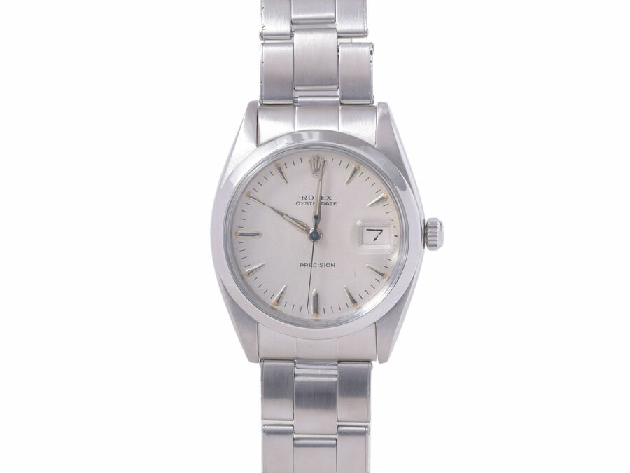 ロレックス・ROLEX オイスターデイト プレジション6694 SS 手巻き リベットブレス【中古】◇