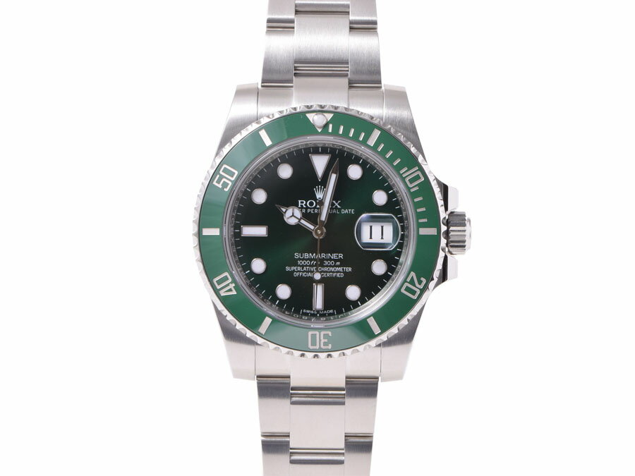 ロレックス・ROLEX サブマリーナ116610LV SS ランダム 箱 ギャラ【中古】◇