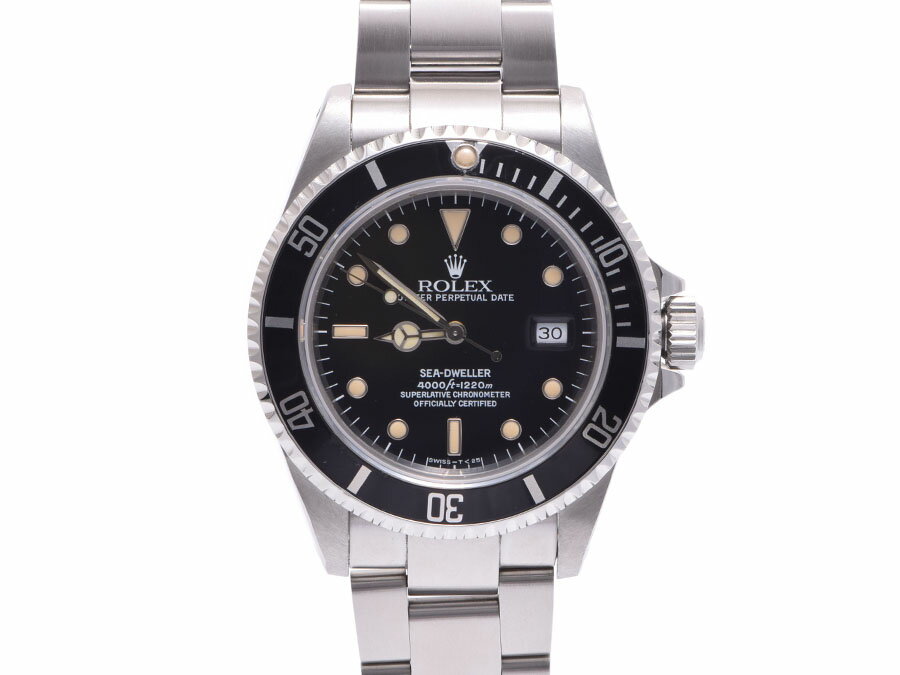 中古 ロレックス シードウェラー 16600 N番 SS 黒文字盤 オールトリチウム ROLEX ギフト クリスマスプレゼント◇