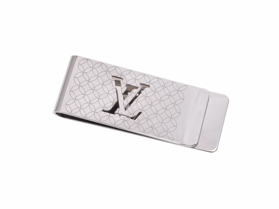 【最大30,000円OFFクーポン配布中★4/1(月)0:00〜4/2(火)9:59】ルイヴィトン パンス ビエ シャンゼリゼ シルバー M65041 メンズ レディース マネークリップ ABランク LOUIS VUITTON 中古 銀蔵