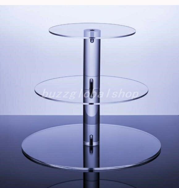 ケーキスタンド ケーキプレート フルーツプレート アクリルケーキ棚 ケーキ デザート スナック 果物収..