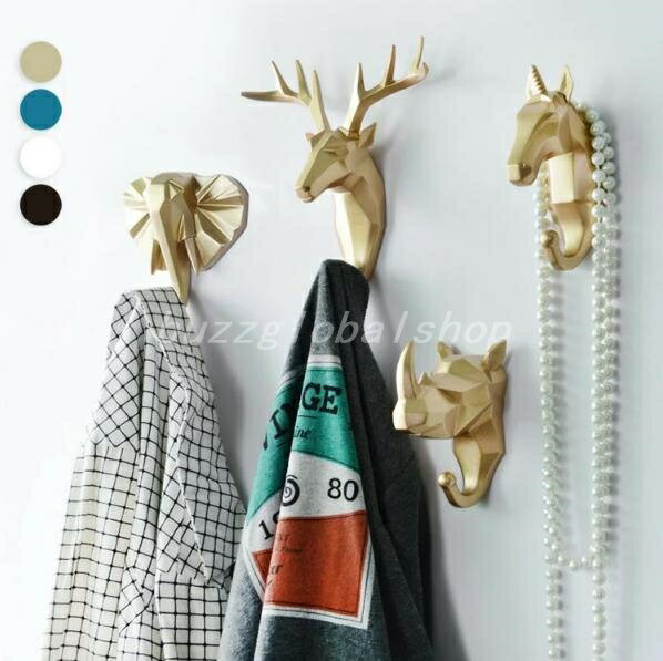北欧 クリエイティブ アニマルフック コートハンガー 壁掛けハンガー 動物 壁掛けフック ハンガーフック フック 帽子掛け 壁 壁掛け 玄関 コート マフラー ...