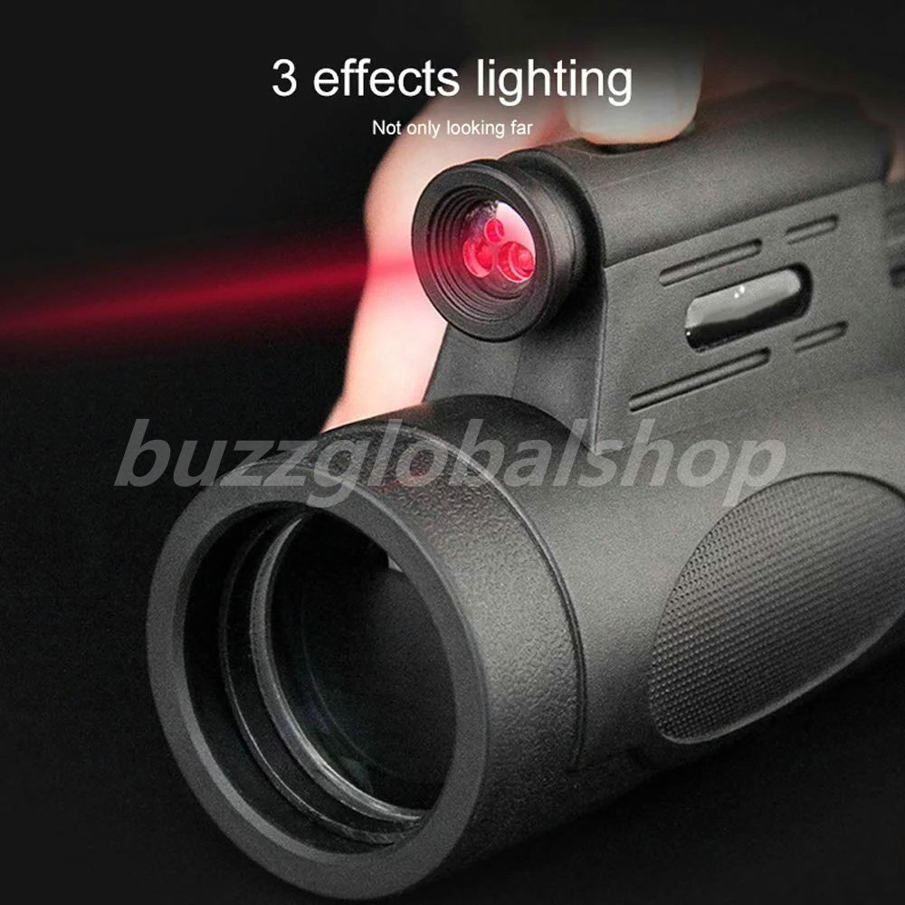 単眼望遠鏡 12x50高倍率 広角 スマホ 赤外線 スマホホルダーと三脚が付き 1 単眼 BAK4 プリズム FMCレンズ 赤外線レーザー 懐中電灯 屋外野生生物観察登山コンサートスポーツウォッチング花火大会 スマホ 望遠レンズ iphone 望遠鏡 おすすめ