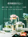 ケトルガラスケトルティーポット冷水ボトル2リットル耐熱性大容量麦茶ブラシ付きティーティーポット冷蔵庫ケトル透明ファッションクリーニングポット家族会社での使用(3)