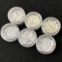 樹脂パール 6ケースセット 半球パール ホワイト ネイルパーツ アクセサリーパーツ ハンドメイド 手芸 素材 材料